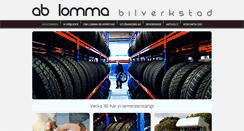 Desktop Screenshot of lommabilverkstad.se